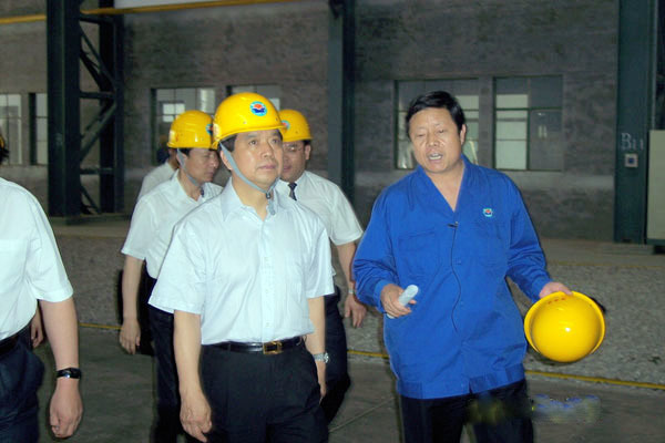 全國人大常委會副委員長、秘書長李建國來我公司視察工
