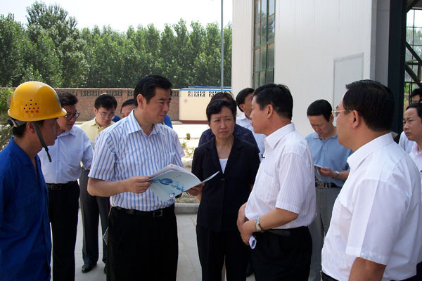 省委常委副省長王軍民到公司項目現場檢查指導工作